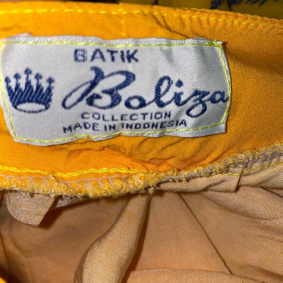 Boho Indie Floral Peacock Print Bright Colored Dress with capped Ruffle Sleeves - Picture 8 of 8